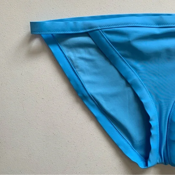 Aerie Size XL Bikini Set Scoop Top + Bikini Bottom Ocean Blue NWT - Picture 12 of 17